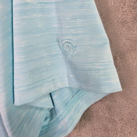 Mens C9 Champion Aqua Golf Polo Shirt Short Sleeve Polyester Stretch Size XXL - Picture 2 of 7